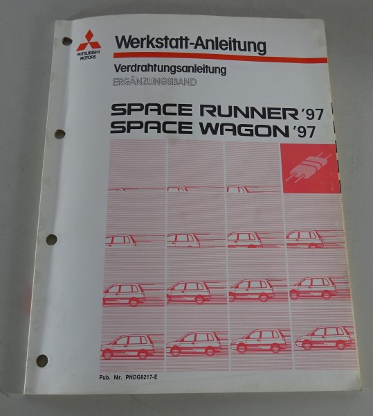 Werkstatthandbuch Elektrik Nachtrag Mitsubishi Space Runner Wagon ab Baujahr 97