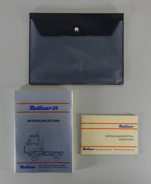 Bordmappe + Betriebsanleitung / Handbuch Multicar 25 Stand 1990