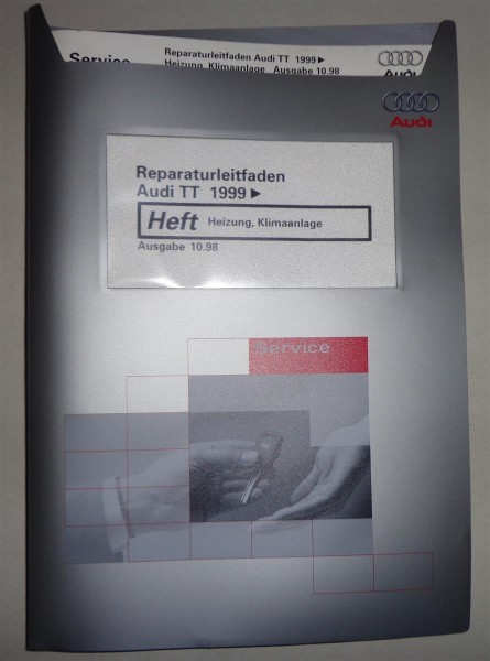 Werkstatthandbuch Audi TT 8N Heizung Klimaanlage ab 1999
