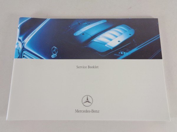 Scheckheft Mercedes Benz CL 500 & 600 C215 auf Englisch 06/2004