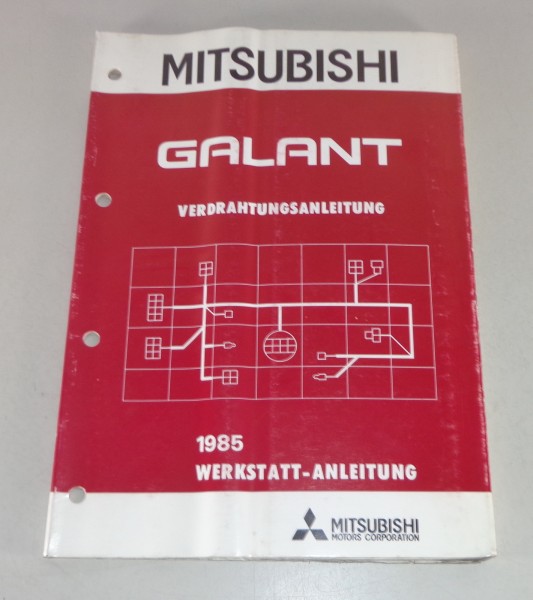 Werkstatthandbuch Mitsubishi Galant E10 Elektrik Schaltpläne ab Baujahr 1985