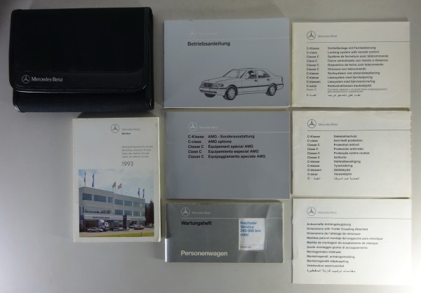 Bordmappe + Betriebsanleitung Mercedes W202 C-Klasse mit AMG Paket C180 - C 250