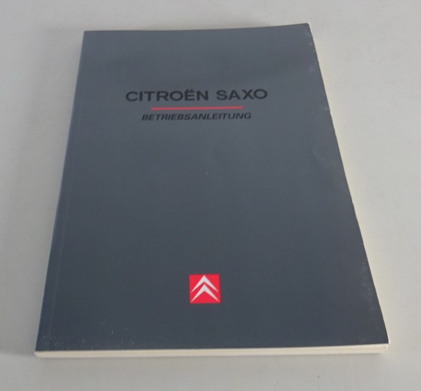 Betriebsanleitung / Handbuch Citroen Saxo Stand 1997