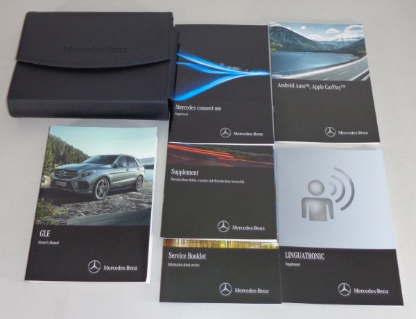 Owner's Manual + Wallet Mercedes Benz GLE W166 300 / 320 / 63 AMG etc. from 2016