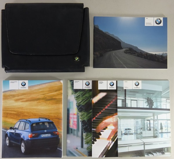 Owner's Manual + Wallet BMW X3 E83 2.5i / 3.0i / 2.0 d / 3.0 d from 08/2004
