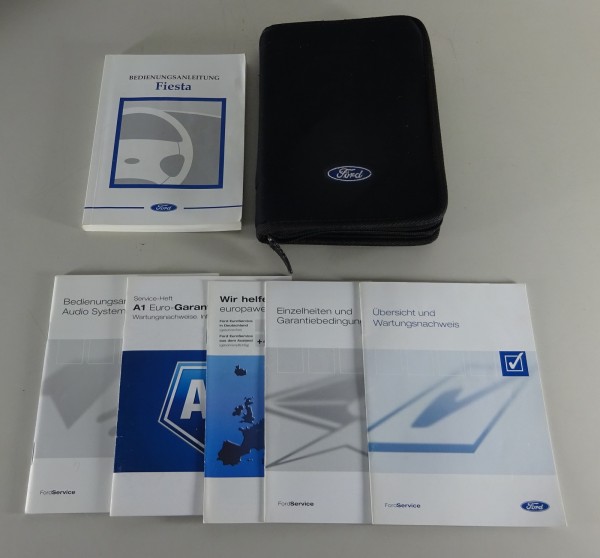 Bordmappe mit Betriebsanleitung / Handbuch Ford Fiesta Stand 11/2003