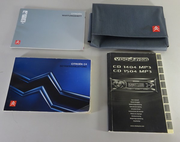Bordmappe + Betriebsanleitung Citroen C4 Stand 03/2006