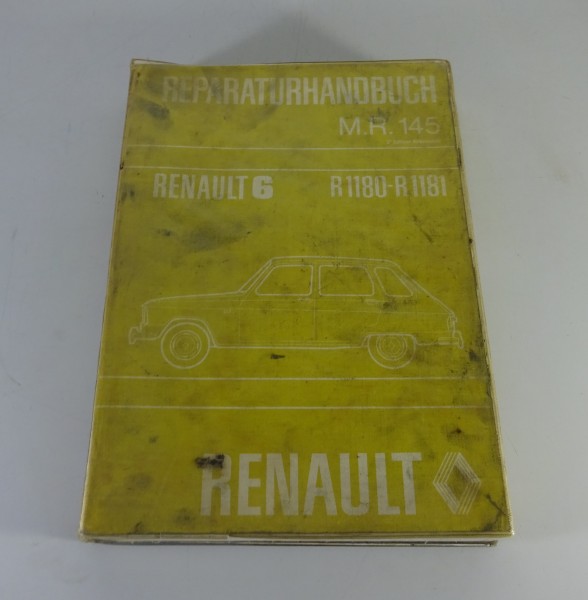 Werkstatthandbuch / Reparaturanleitung Renault 6 R6 R1180 / R1181 Stand 1/1973