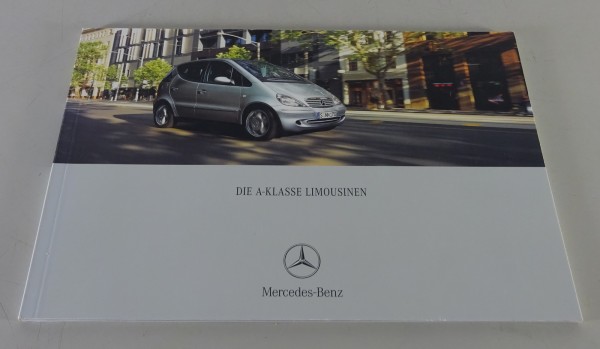 Prospekt / Broschüre Mercedes-Benz A-Klasse Limousinen W 168 Stand 01/2001