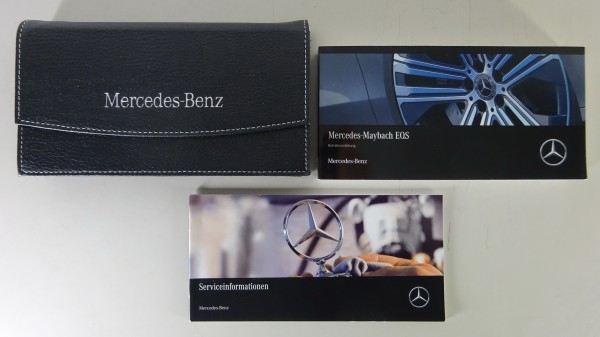Bordmappe + Betriebsanleitung Mercedes-Maybach EQS Typ 296 Stand 04/2023