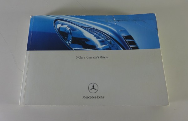 Owner's Manual Mercedes-Benz S-Class USA W220 incl. 4MATIC & AMG from 2003