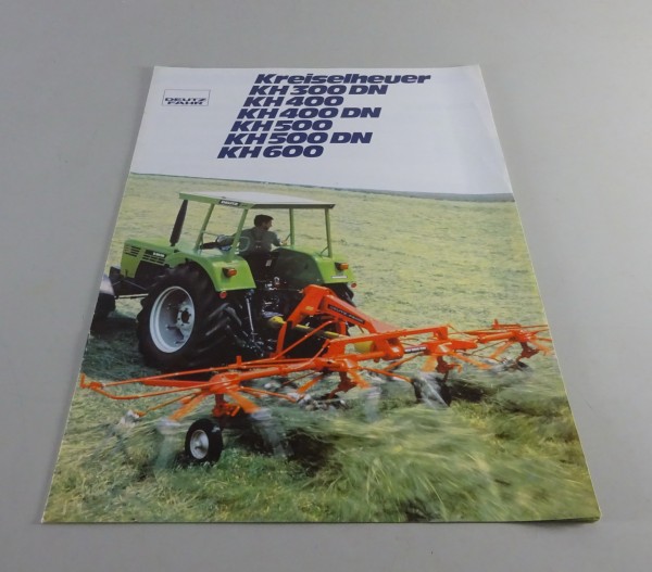Prospekt / Broschüre Deutz-Fahr-Kreiselheuer KH 300 DN / 400 etc. Stand 10/1979