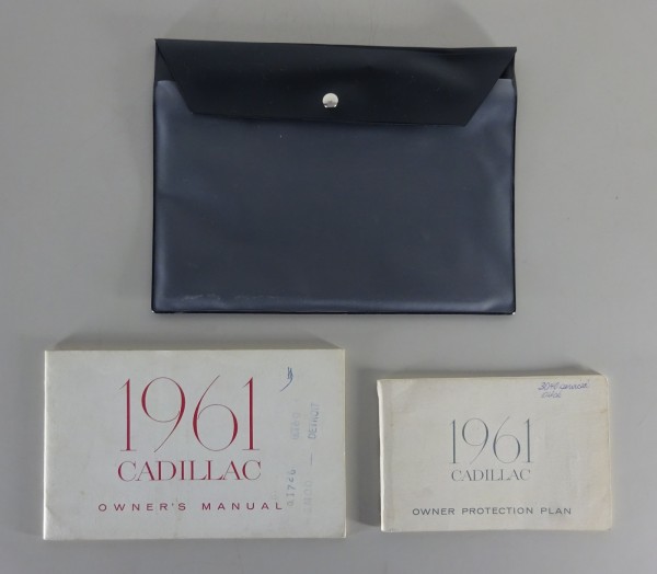 Wallet + Owner´s Manual Cadillac 62 / Coupé / Sedan DeVille ... from 1961