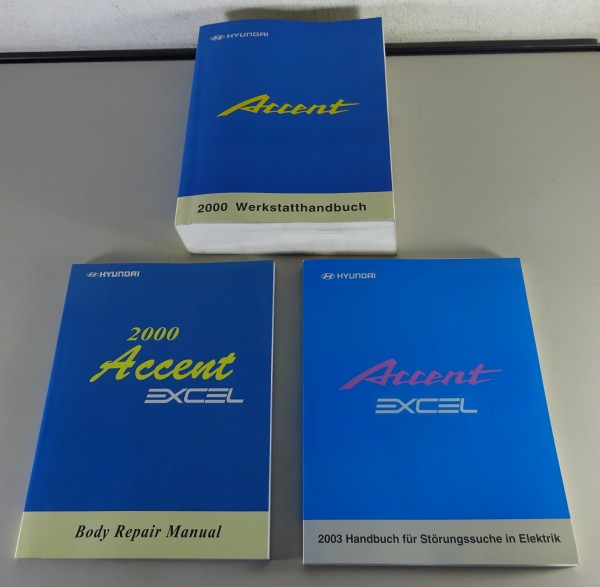 Werkstatthandbuch Konvolut Hyundai Accent Typ LC ab Modelljahr 2000