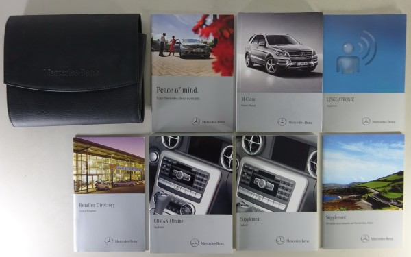 Owner's Manual + Wallet Mercedes-Benz M-Class W166 + AMG from 05/2012
