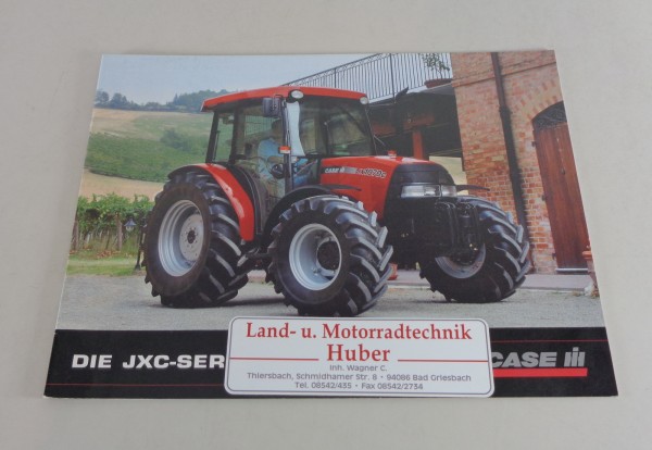 Prospekt / Broschüre Case IH Traktor JXC Serie mit 44 bis 56 kW von 05/2006