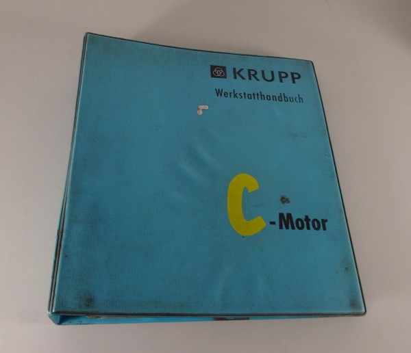 Werkstatthandbuch Cummins-Krupp LKW-Motoren FK 7001 V6 + V8 4-Takt-Diesel '1967