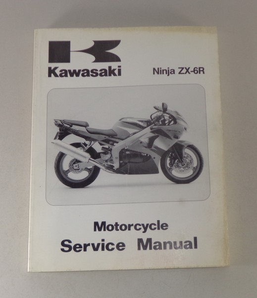 Werkstatthandbuch / Workshop Manual Kawasaki Ninja ZX-6 R, Stand 1997