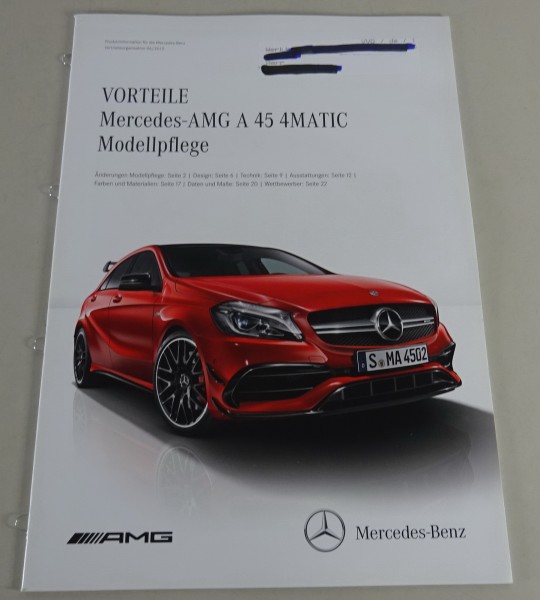Produktinfo / Vorteile Mercedes-Benz A 45 AMG 4Matic Modellpflege Stand 06/2015