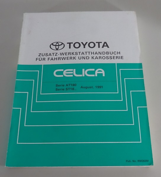 Werkstatthandbuch Toyota Celica AT180 / ST18.Fahrwerk & Karosserie Stand 08/1991