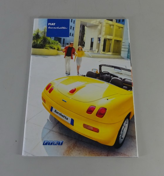 Prospekt / Broschüre Fiat Barchetta Stand 11/2000