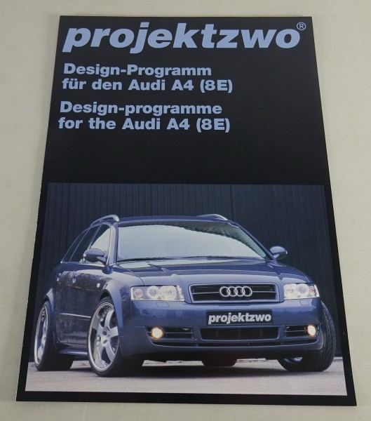 Prospekt / Design-Programm Audi A4 projektzwo Typ B6