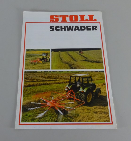 Prospekt / Broschüre Stoll Schwader R 231 / 281 / 311 / 311 DV / 371 von 09/1981