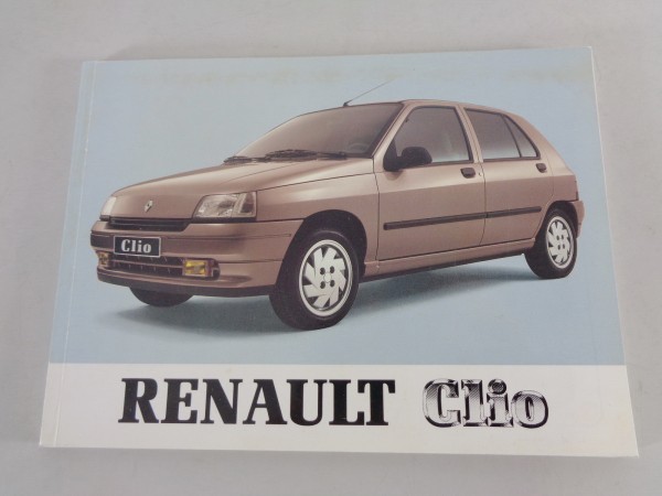 Betriebsanleitung / Handbuch Renault Clio Stand 1990