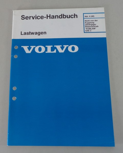 Werkstatthandbuch Volvo LKW Koblam SAE 2 Nebenantrieb von 1991