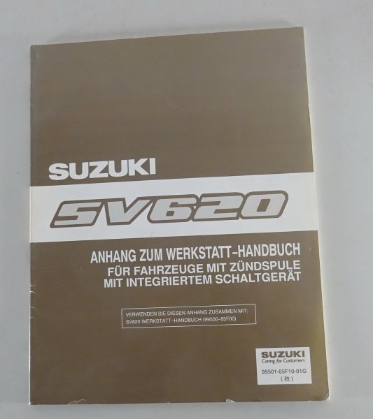 Werkstatthandbuch Nachtrag Suzuki Vitara SV 620 von 1996