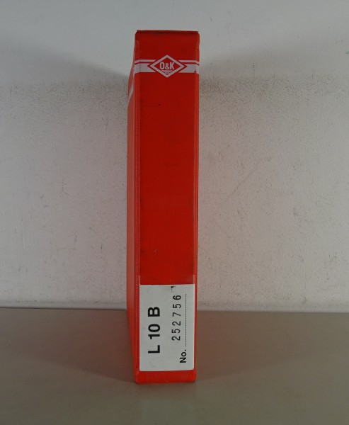 Ersatzteilliste / Teilekatalog O&K Radlader L 10 B Baujahr 1988-1994