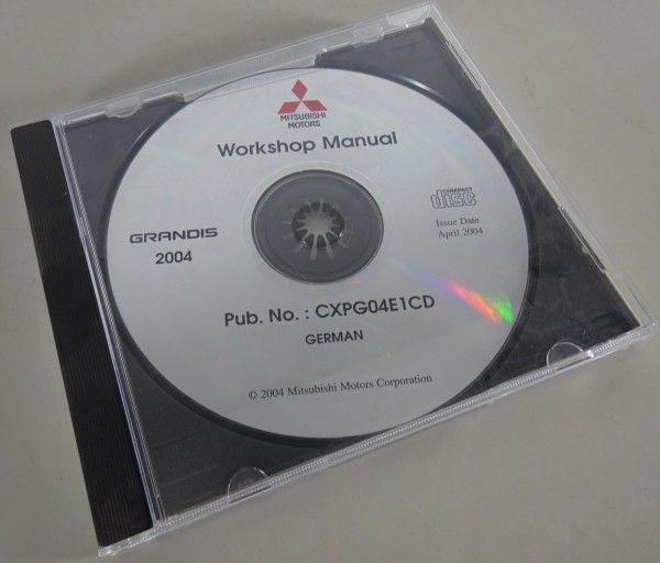 Werkstatthandbuch auf CD / Mitsubishi Grandis / Modelljahr 2004 / Stand 04/2004