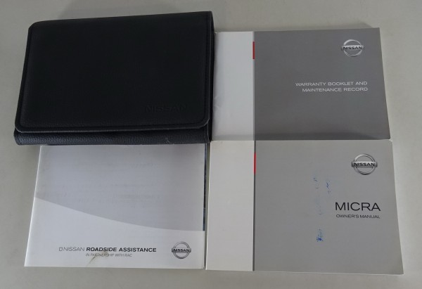 Owner's Manual + Wallet Nissan Micra K12 from 08/2007
