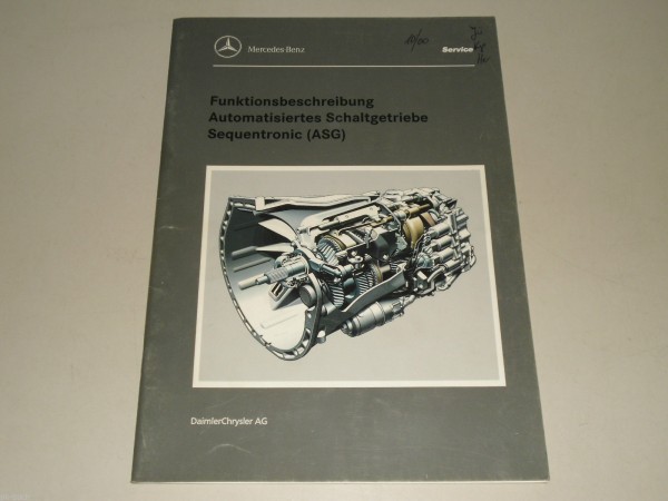 Werkstatthandbuch Mercedes Benz Sequentronic ASG Getriebe im CLK Typ 208