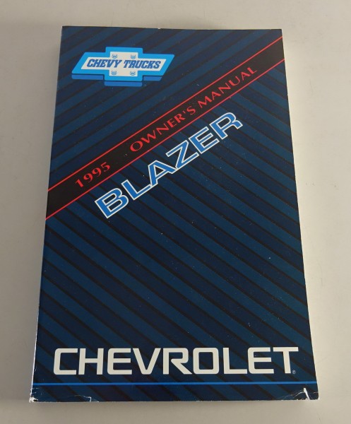 Owner´s Manual / Handbook Chevrolet Blazer Stand 1995