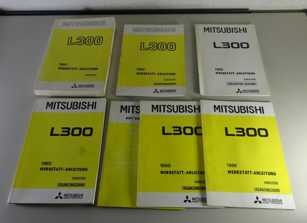 Werkstatthandbuch + Nachträge Mitsubishi L 300 Typ LO ab Baujahr 1980