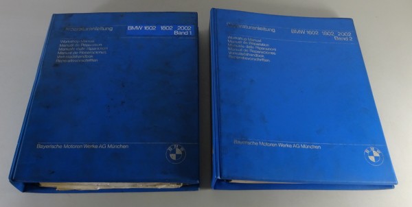 Werkstatthandbuch BMW 1502 / 1602 / 1802 / 2002 A + TI + tii Stand 1970-75