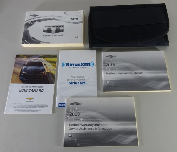 Bordmappe + Betriebsanleitung Chevrolet Camaro Modelljahr 2018