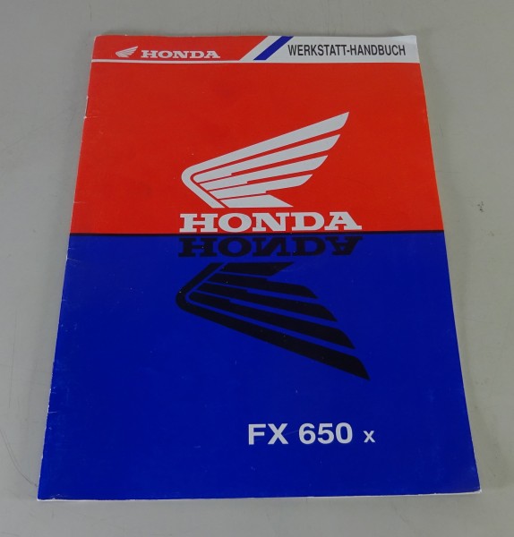 Werkstatthandbuch Ergänzung Honda FX 650