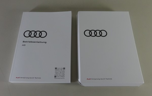 Bordmappe mit Betriebsanleitung Audi A6 C8, RS6, Avant, Allroad quattro 11/2024
