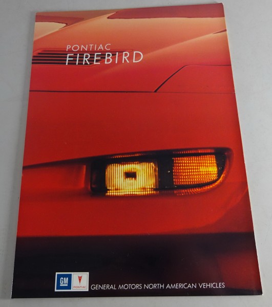 Prospekt / Broschüre Pontiac Firebird 3. Generation