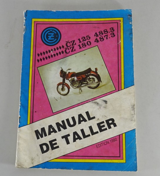 Manual de Taller Jawa CZ 125 488.3 / CZ 180 487.3 Edición 1992