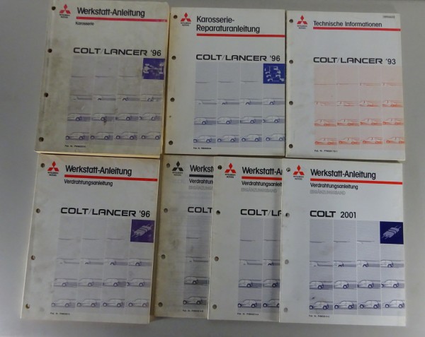 Werkstatthandbuch + Nachträge Mitsubishi Colt / Lancer Typ CJ0 von 1996