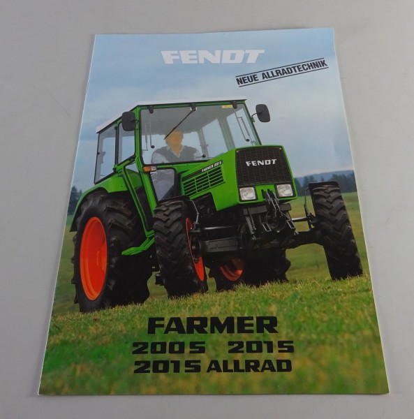 Prospekt / Broschüre Fendt Farmer 200 S / 201 S / 201 S Allrad Stand 12/1986