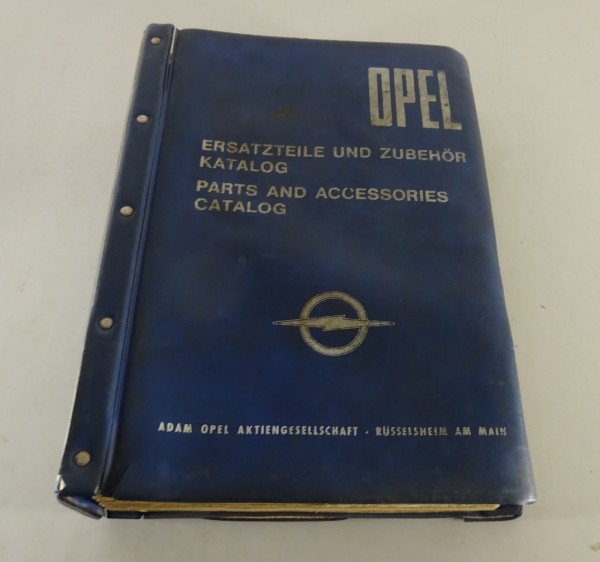 Teilekatalog Opel Kapitän B / Admiral B / B-L / Diplomat B von 07/1970