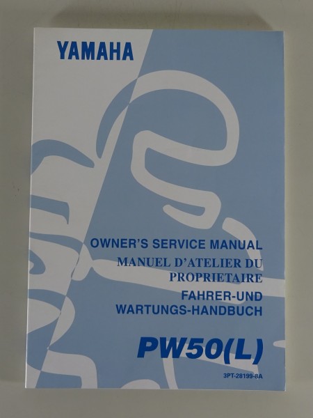 Betriebsanleitung und Wartungshandbuch Yamaha PW 50 (L) Stand 05/1998