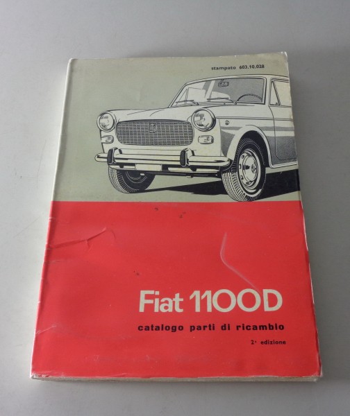 Teilekatalog / Catalogo Parti di Ricambio Fiat 1100 D von 01/1964