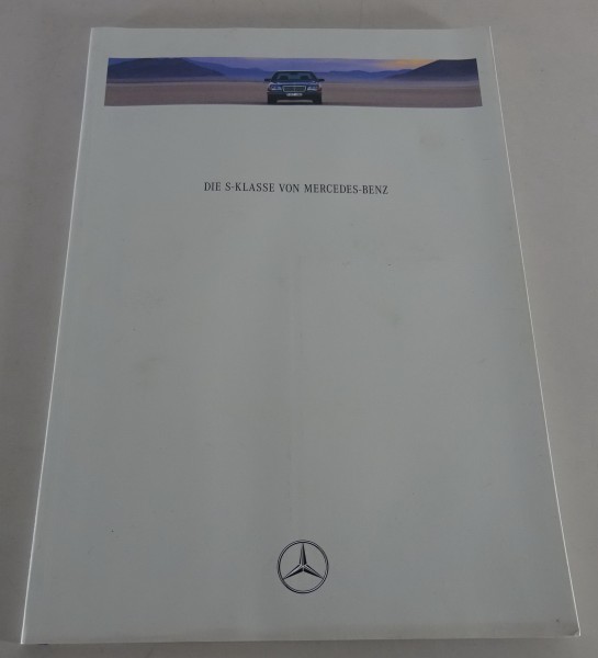 Prospekt / Broschüre Mercedes-Benz S-Klasse W140 Stand 01/1991