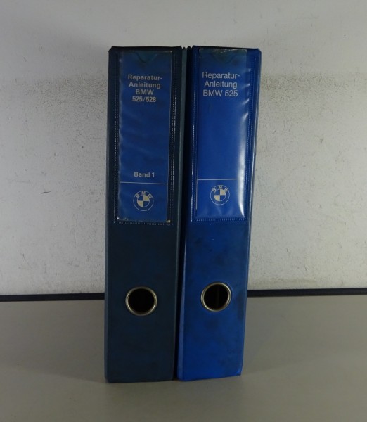 Werkstatthandbuch / Reparaturanleitung BMW 5er E12 525...528i 2 Bände von 1979