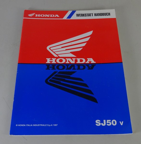 Werkstatthandbuch Ergänzung Honda Roller SJ 50 Bali Stand 1997